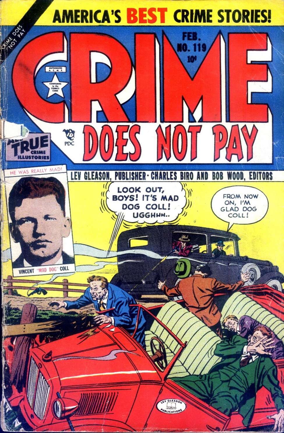 Comic Book Cover For Crime Does Not Pay 119