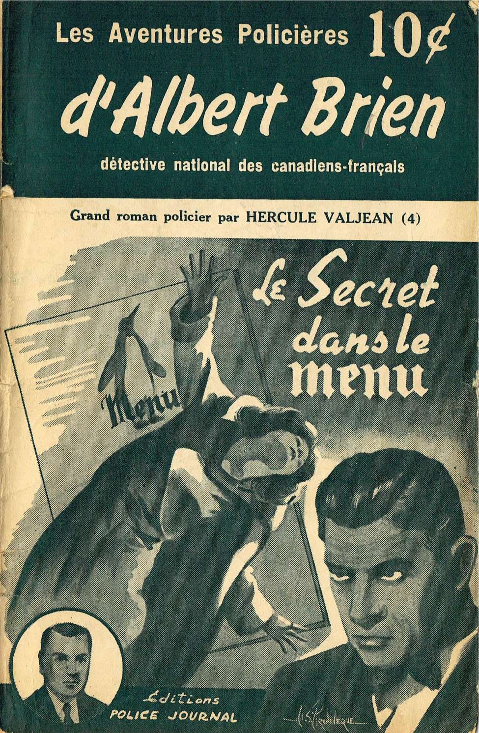 Comic Book Cover For Albert Brien v2 4 - Le Secret dans le Menu