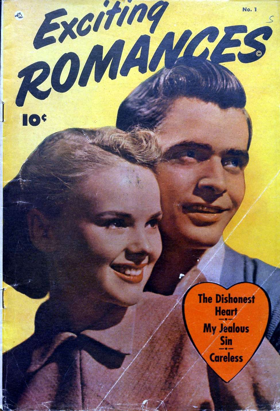 Comic Book Cover For Exciting Romances 1