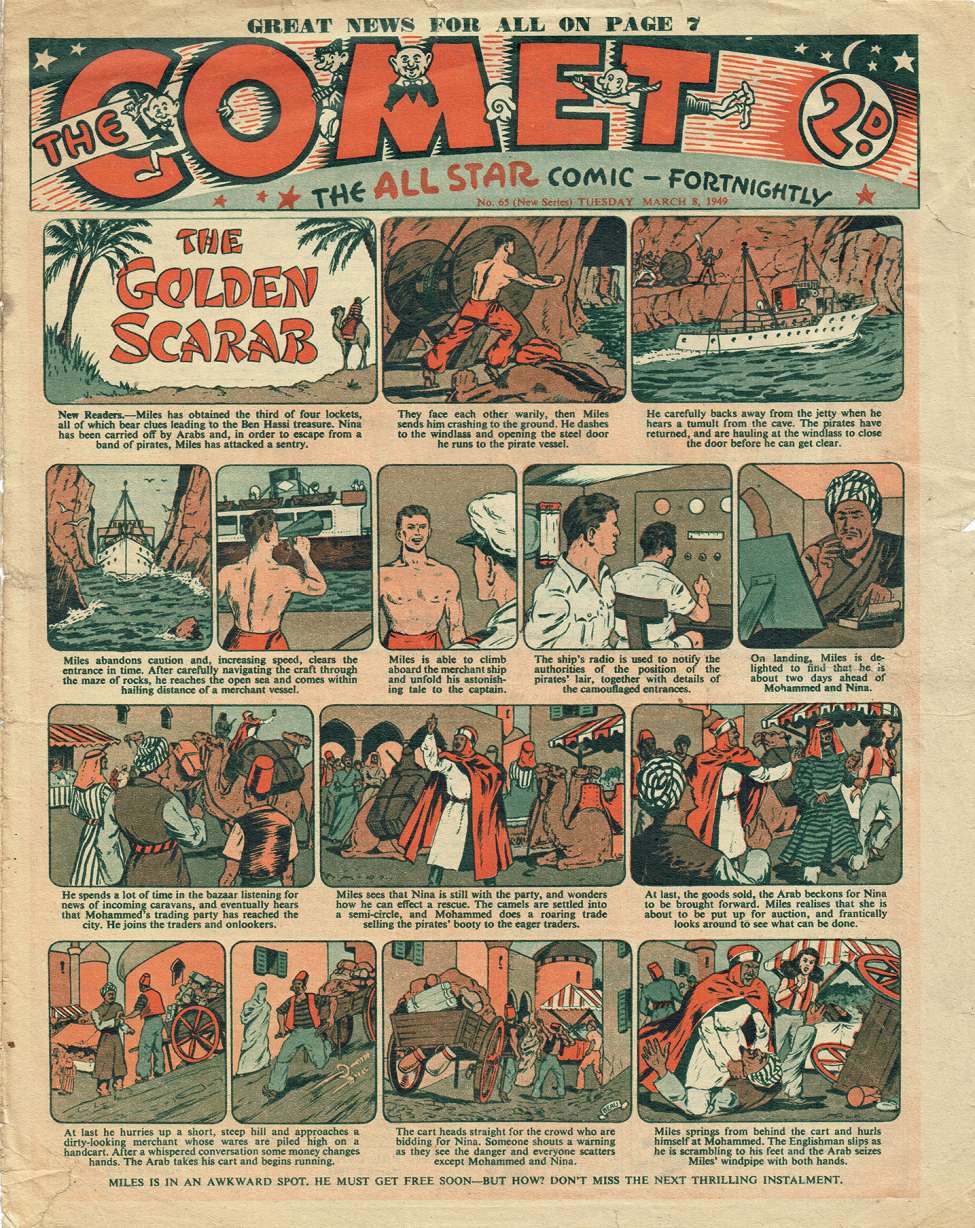 Book Cover For The Comet 65