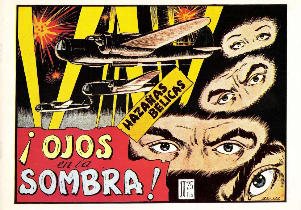 Comic Book Cover For Hazañas Belicas 25 - Ojos en La Sombra