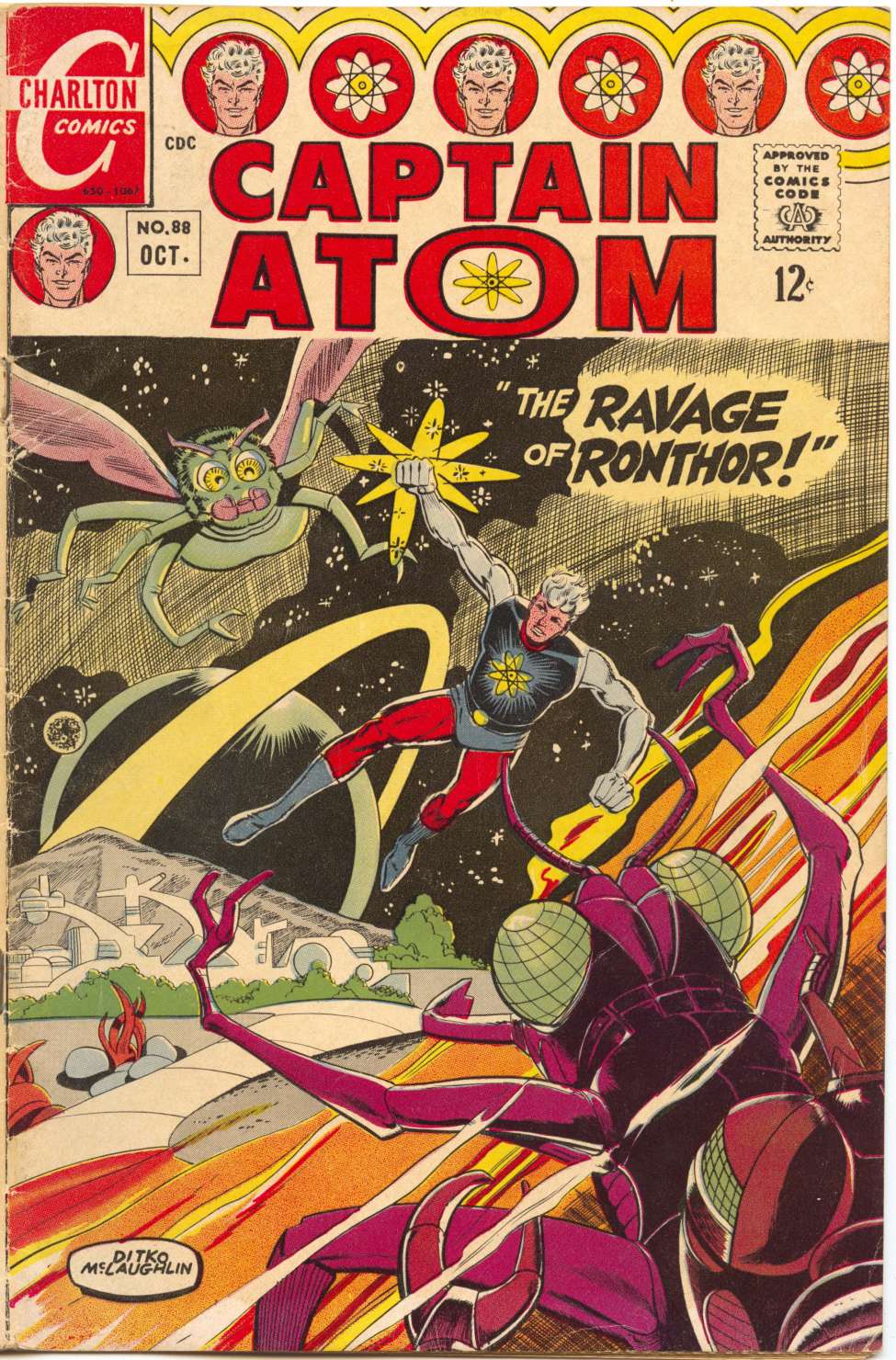 Comic Book Cover For Captain Atom 88 - Version 3