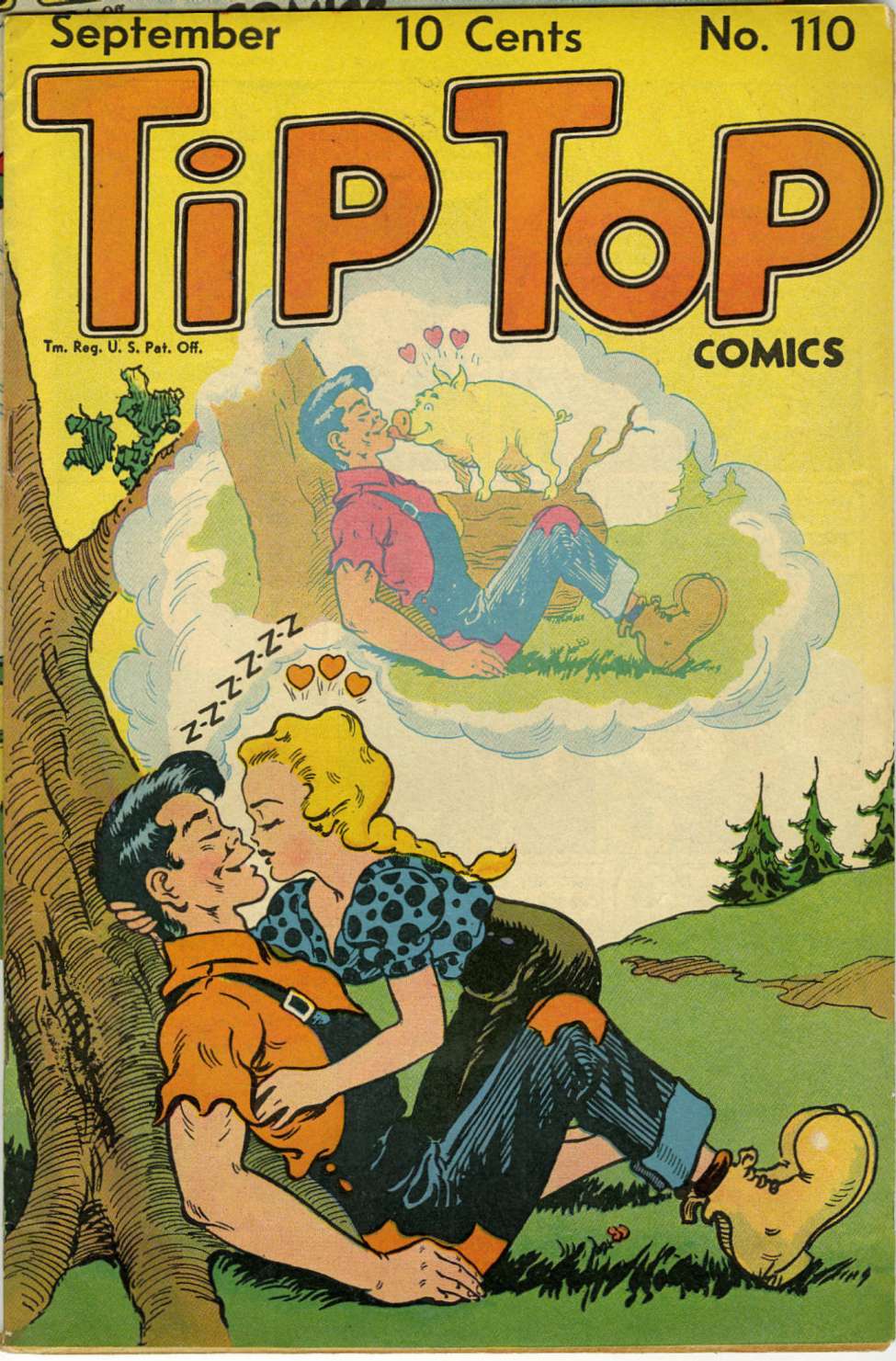 Book Cover For Tip Top Comics 110