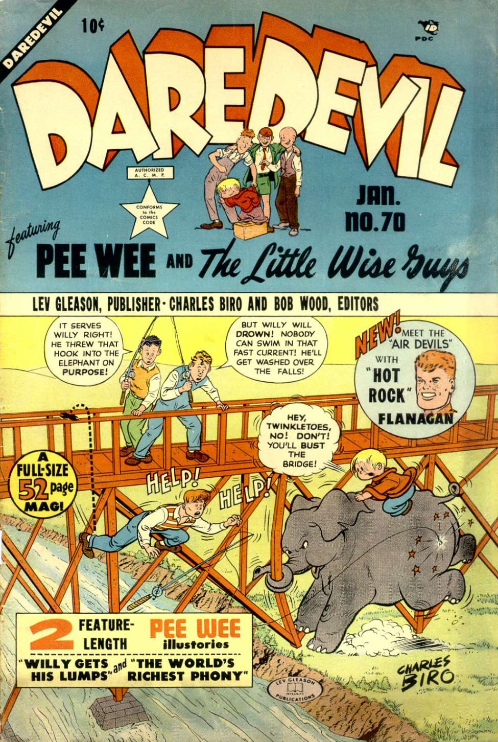 Comic Book Cover For Daredevil Comics 70