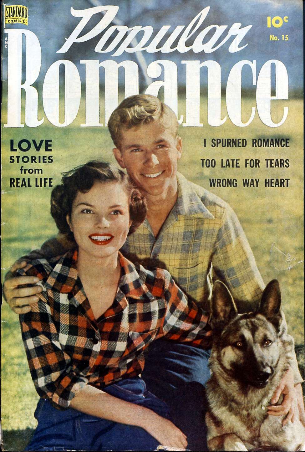 Comic Book Cover For Popular Romance 15