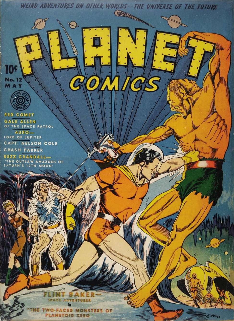 Book Cover For Planet Comics 12