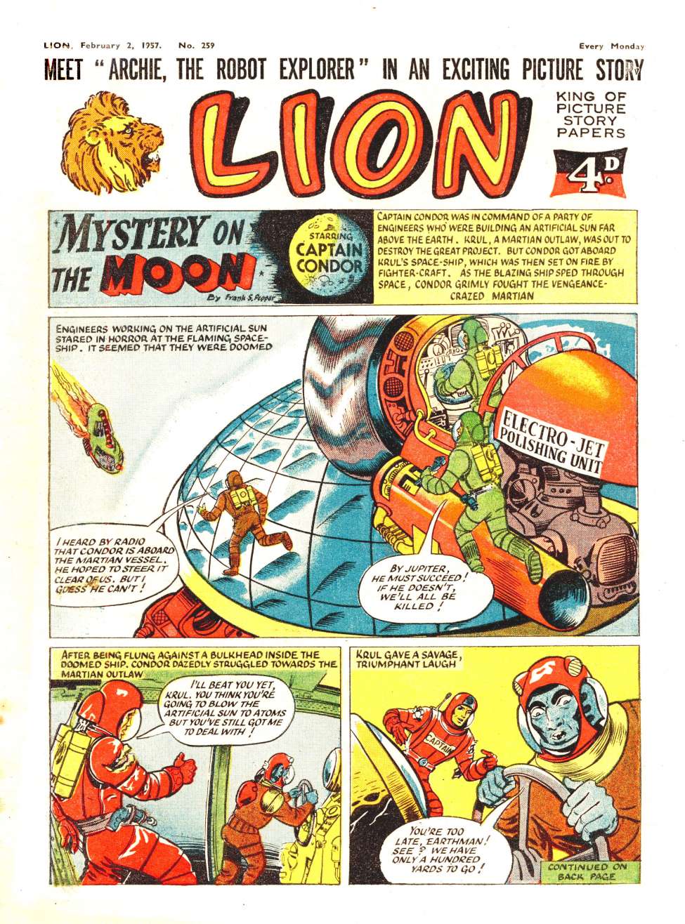 Book Cover For Lion 259