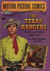 Large Thumbnail For Motion Picture Comics 106 The Texas Rangers