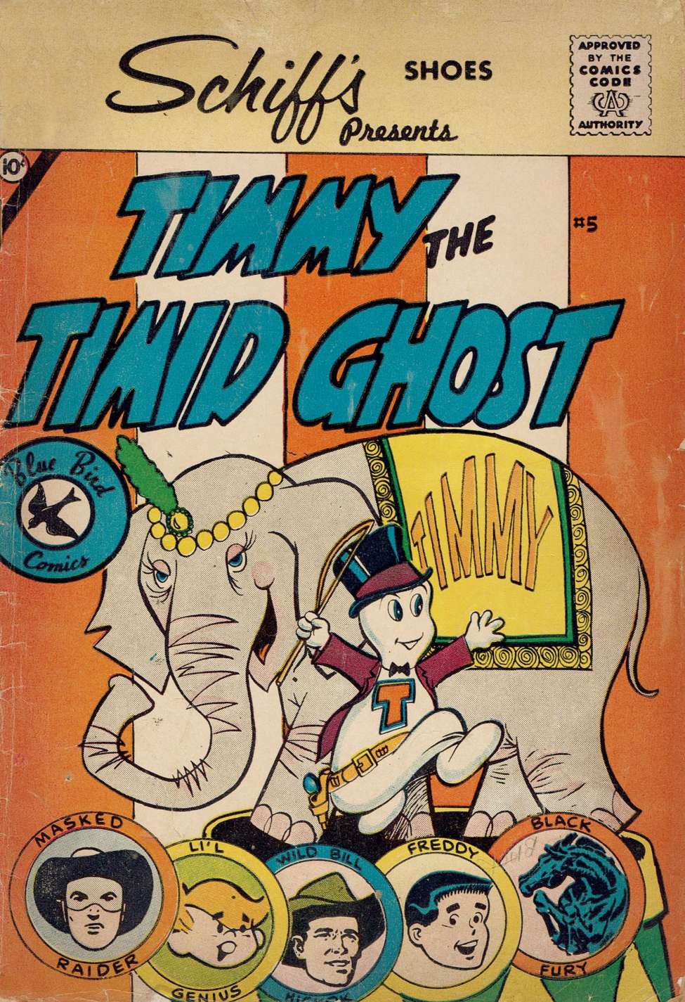 Book Cover For Timmy the Timid Ghost 5 (Blue Bird)