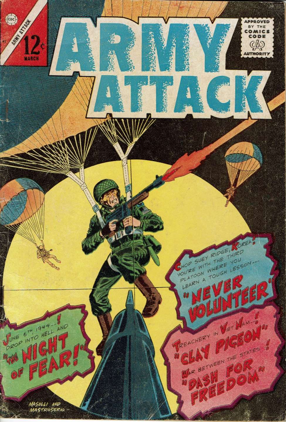 Comic Book Cover For Army Attack 42