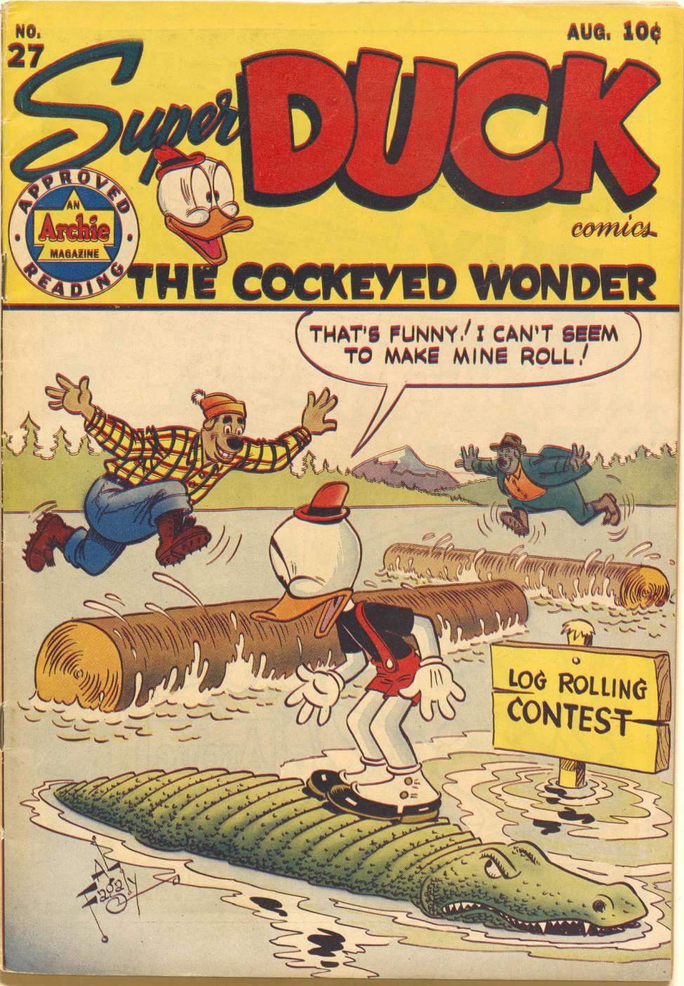 Comic Book Cover For Super Duck 27 - Version 1