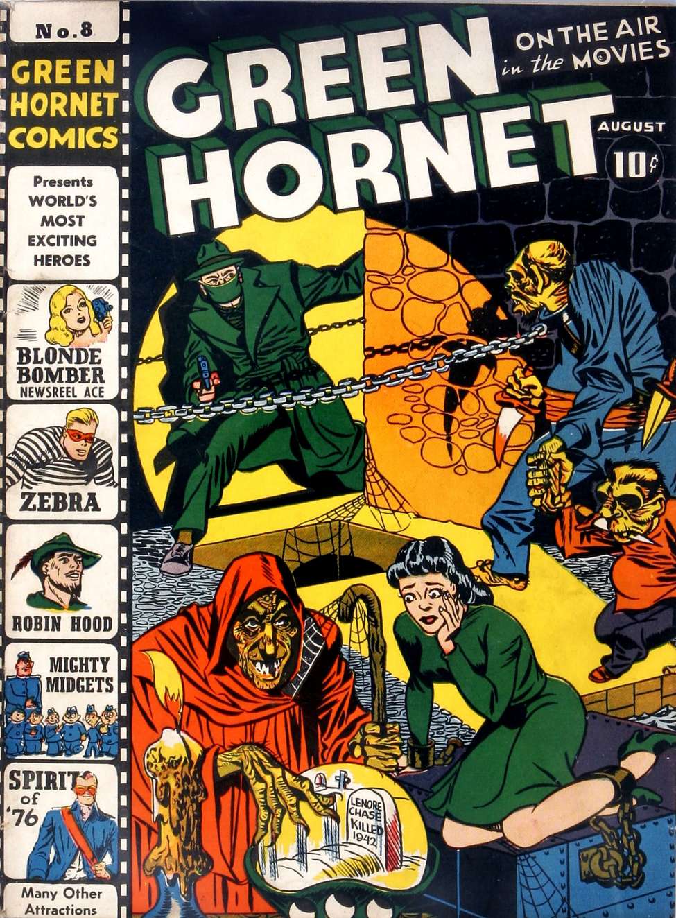 Comic Book Cover For Green Hornet Comics 8 - Version 1