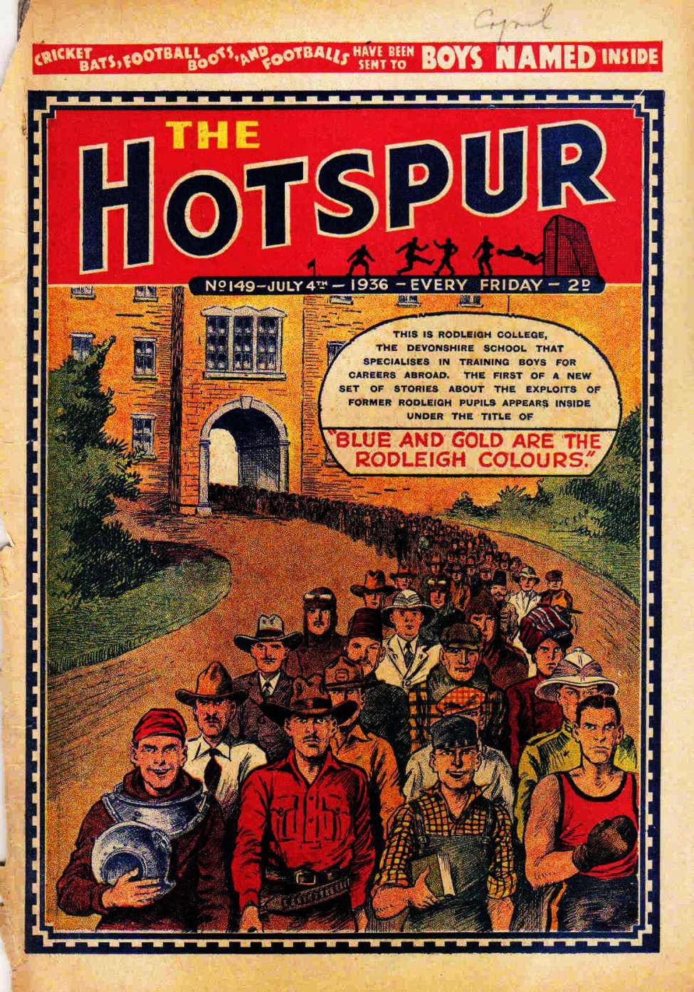 Book Cover For The Hotspur 149