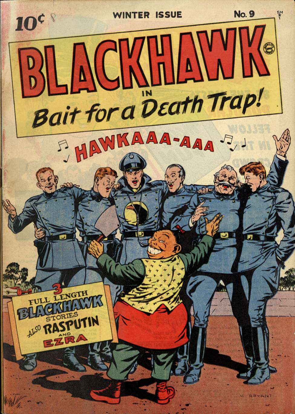 Comic Book Cover For Blackhawk 9