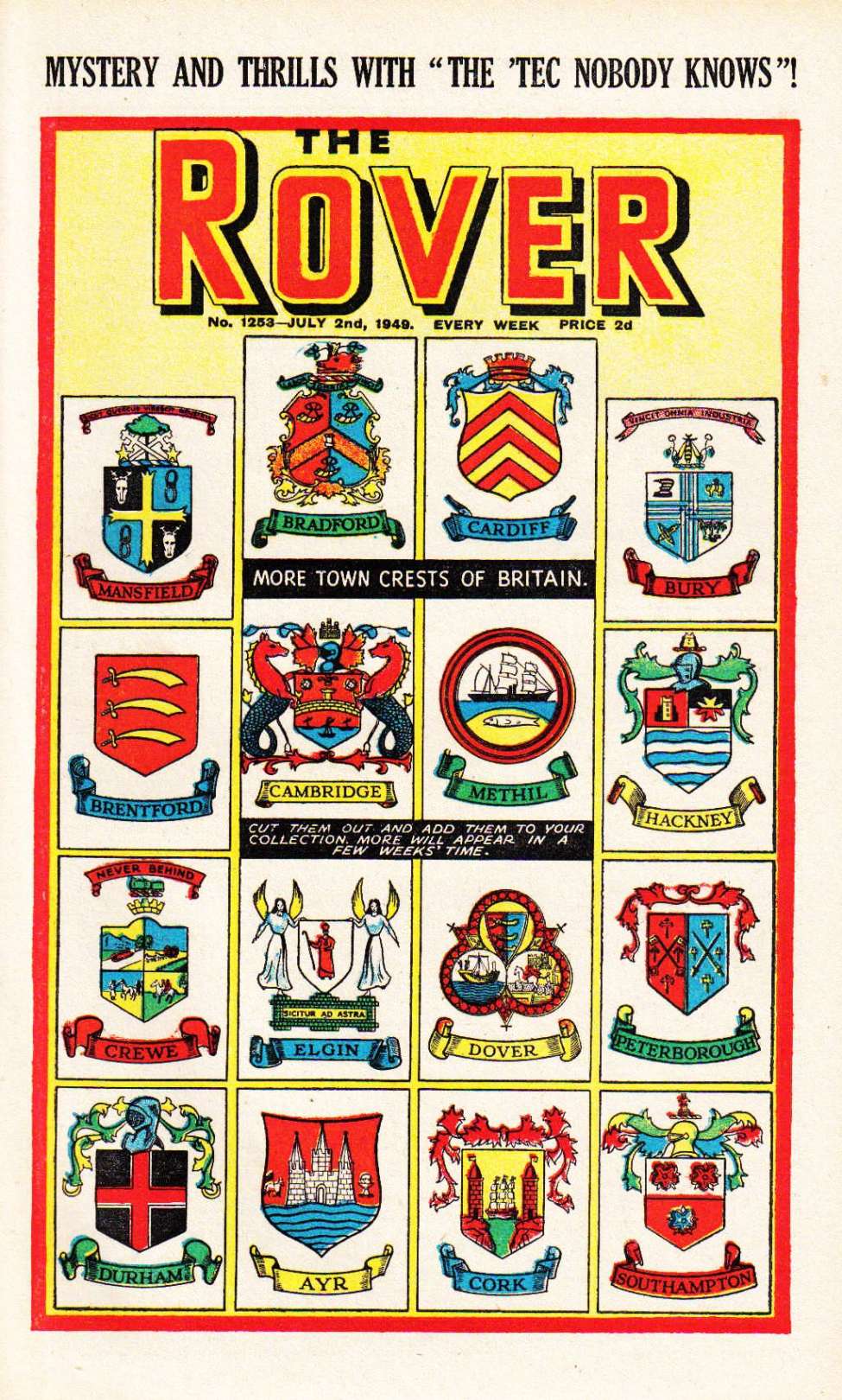 Book Cover For The Rover 1253