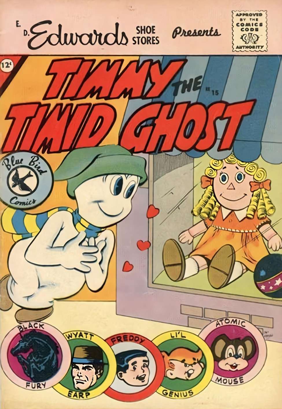 Book Cover For Timmy the Timid Ghost 15 (Blue Bird)