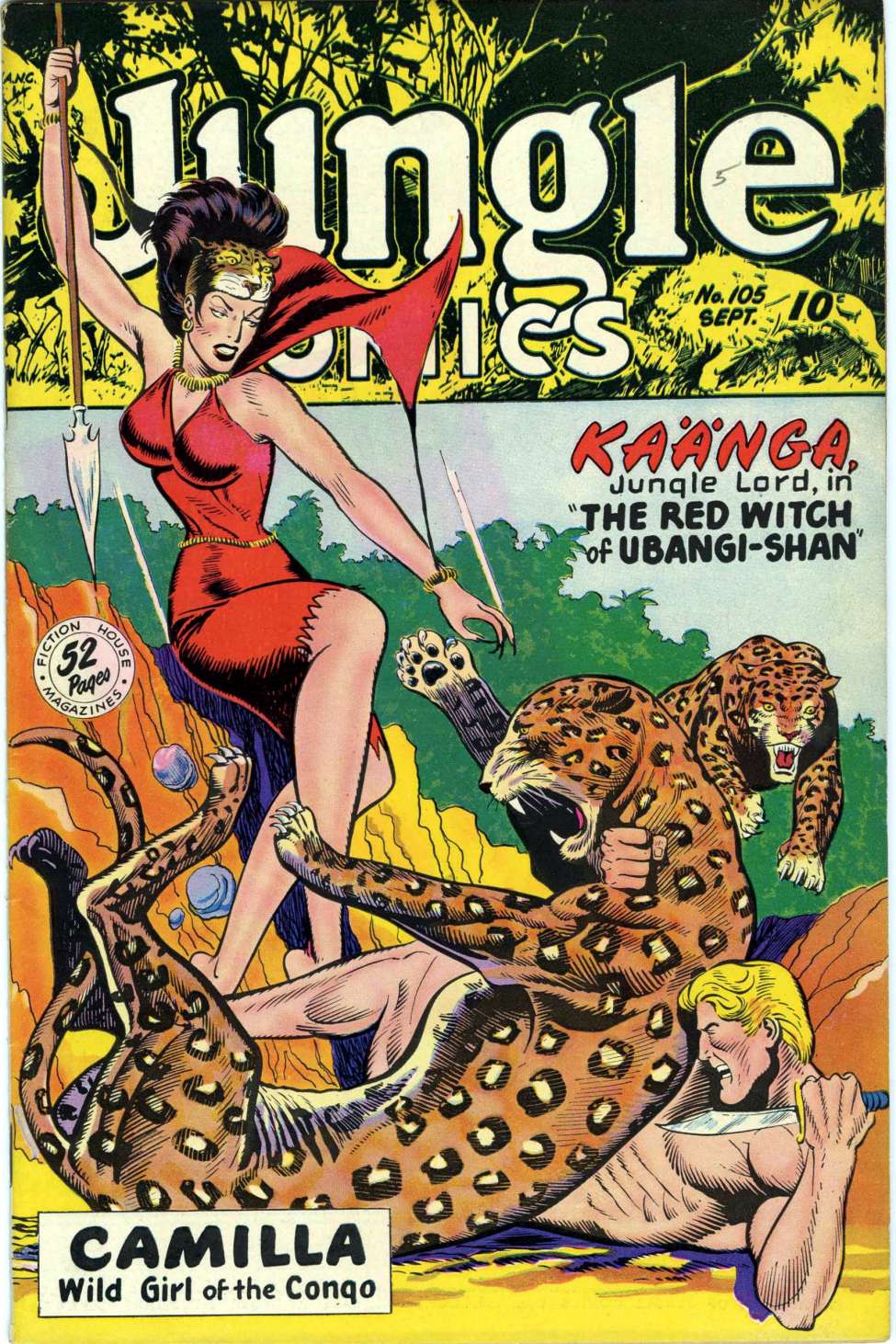 Book Cover For Jungle Comics 105 - Version 2