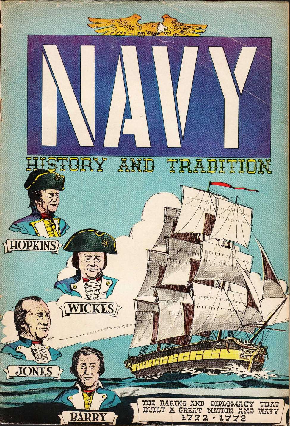 Comic Book Cover For Navy History and Tradition 1772-1778