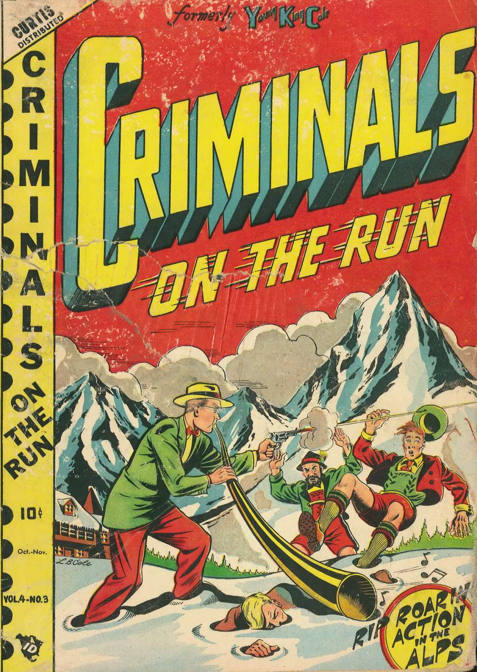 Comic Book Cover For Criminals on the Run v4 3 - Version 1