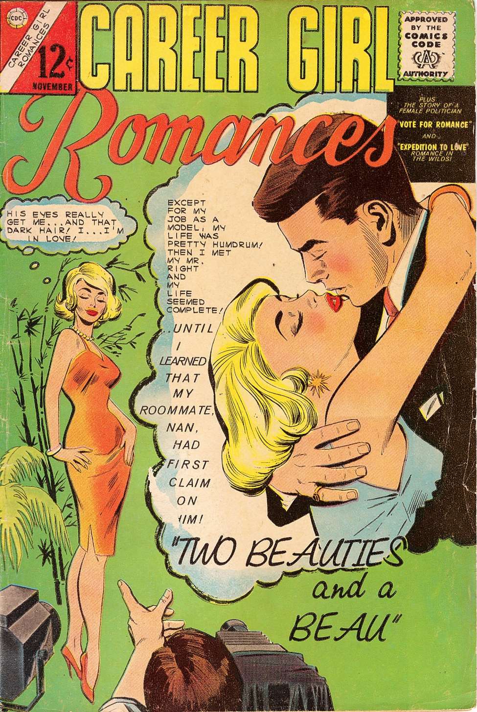 Comic Book Cover For Career Girl Romances 26