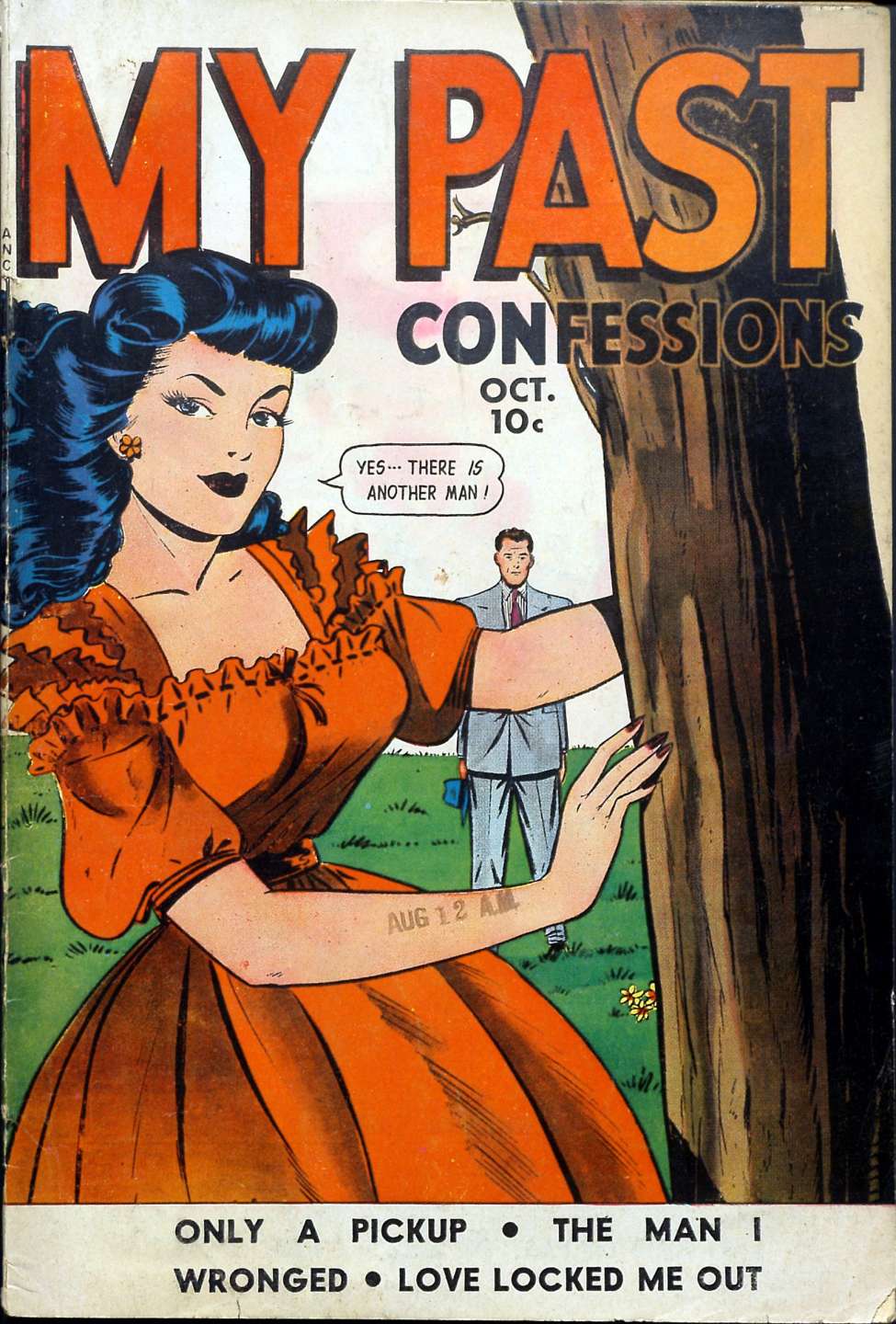 Comic Book Cover For My Past Thrilling Confessions 8