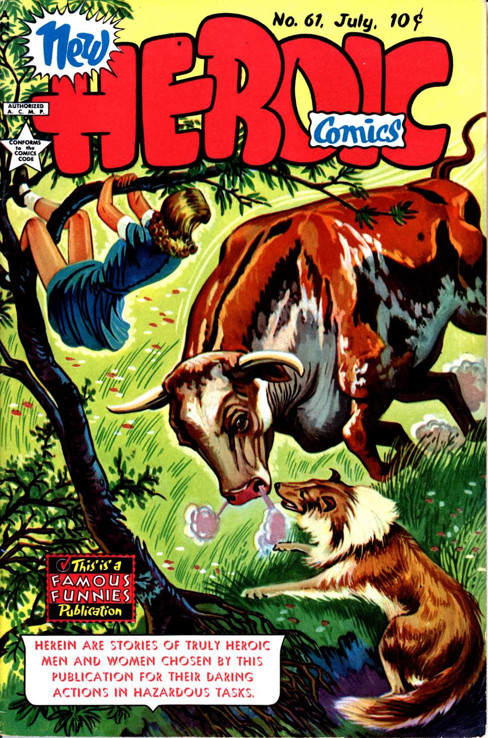 Comic Book Cover For New Heroic Comics 61