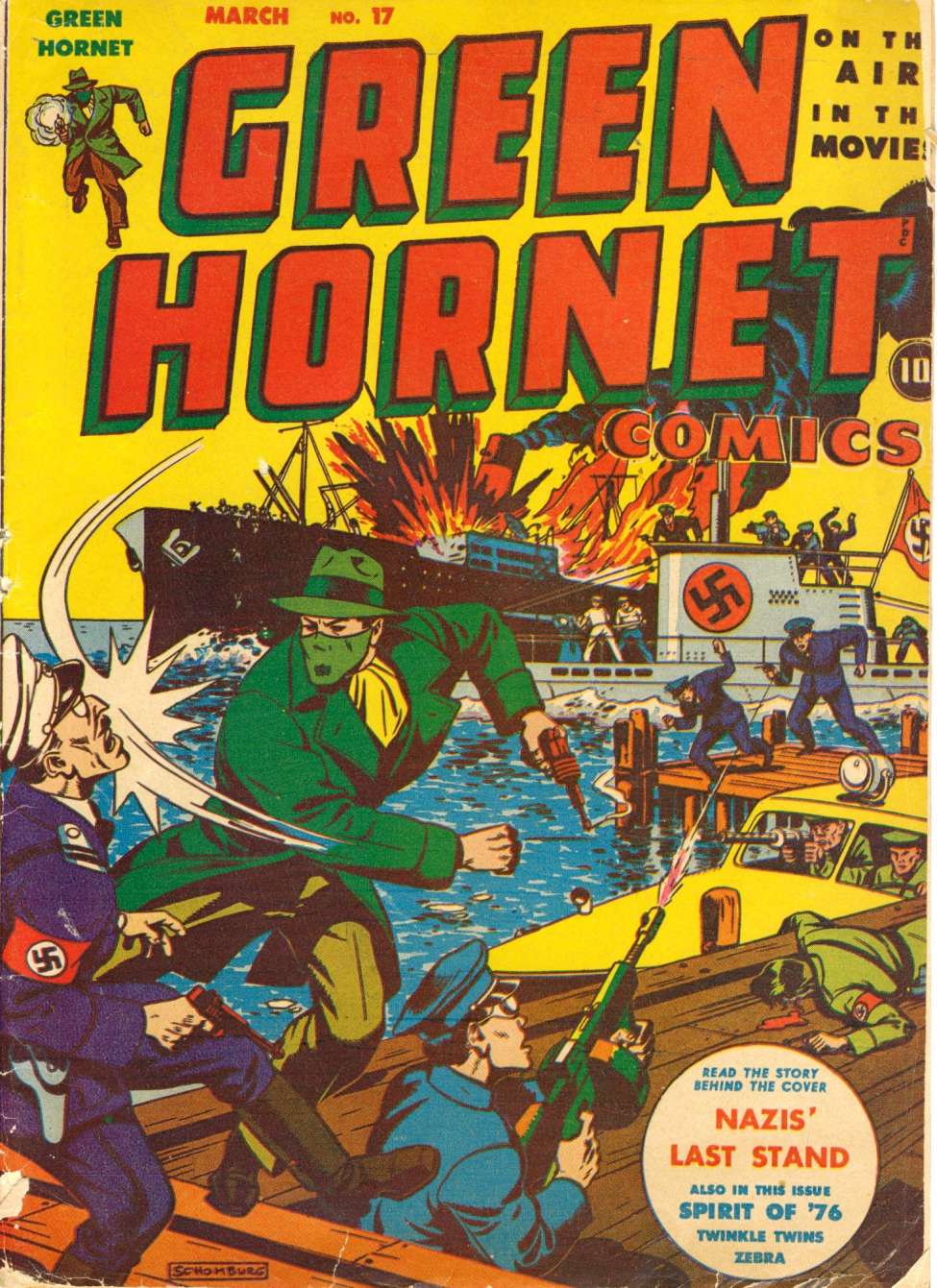 Comic Book Cover For Green Hornet Comics 17