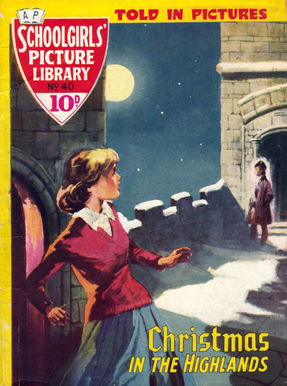 Book Cover For Schoolgirls' Picture Library 40 - Christmas in The Highlands