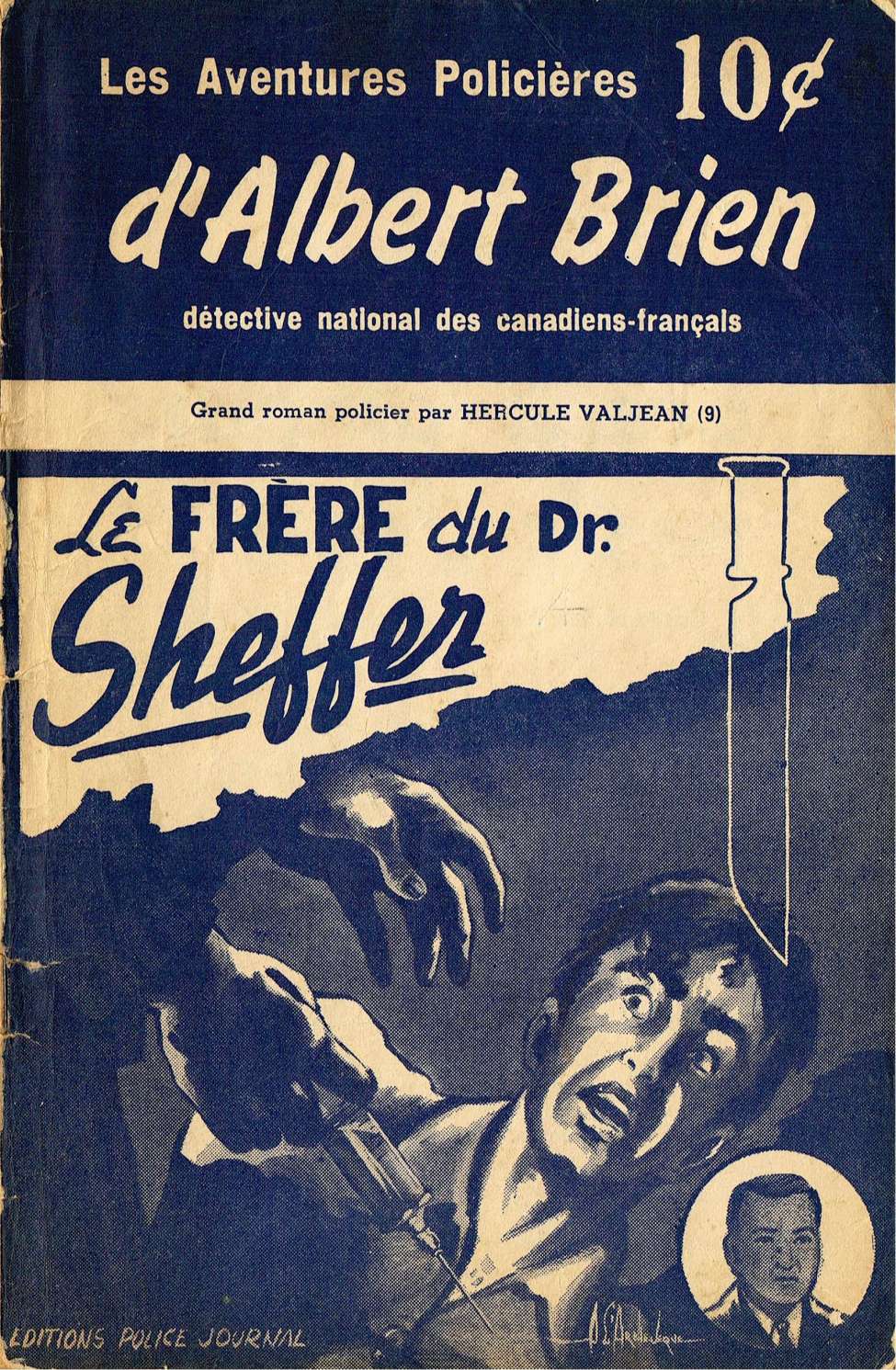 Comic Book Cover For Albert Brien v2 9 - Le frère du Dr. Sheffer