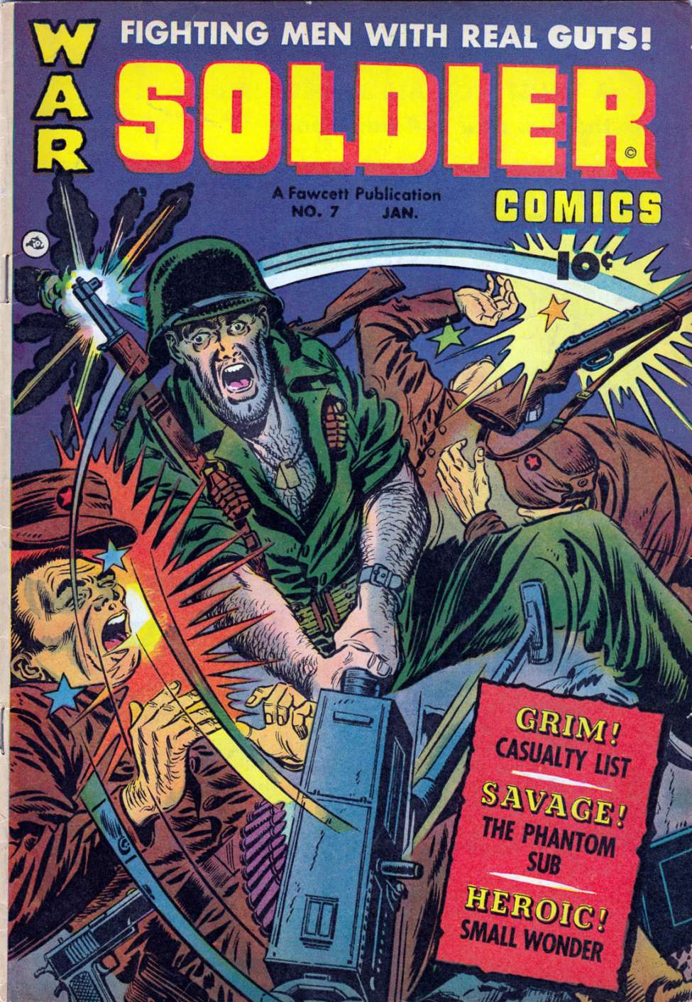 Comic Book Cover For Soldier Comics 7