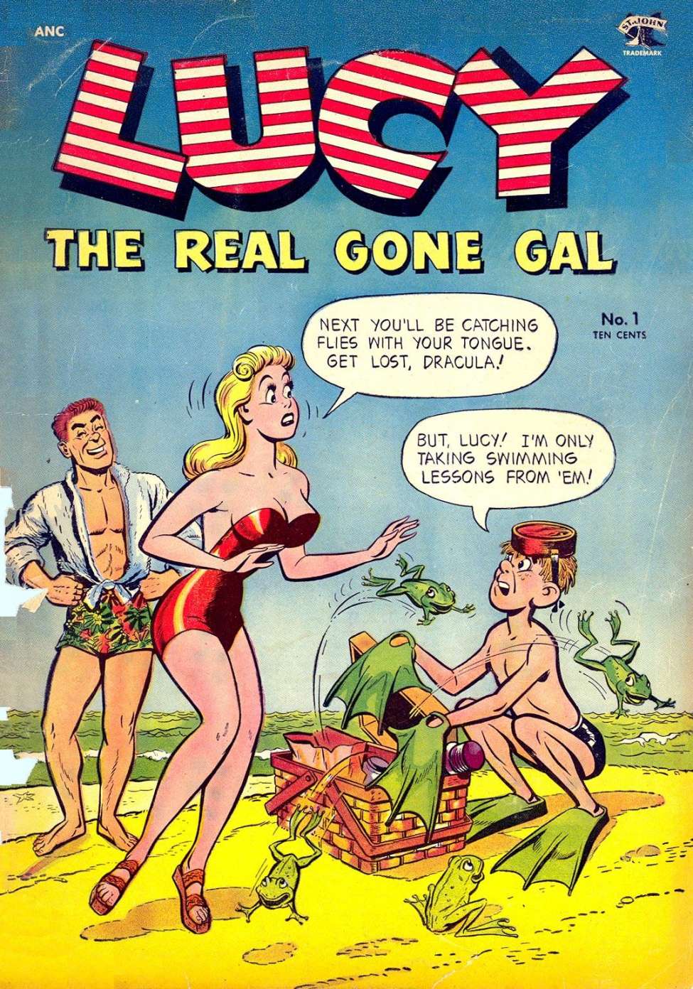 Comic Book Cover For Lucy, The Real Gone Gal 1