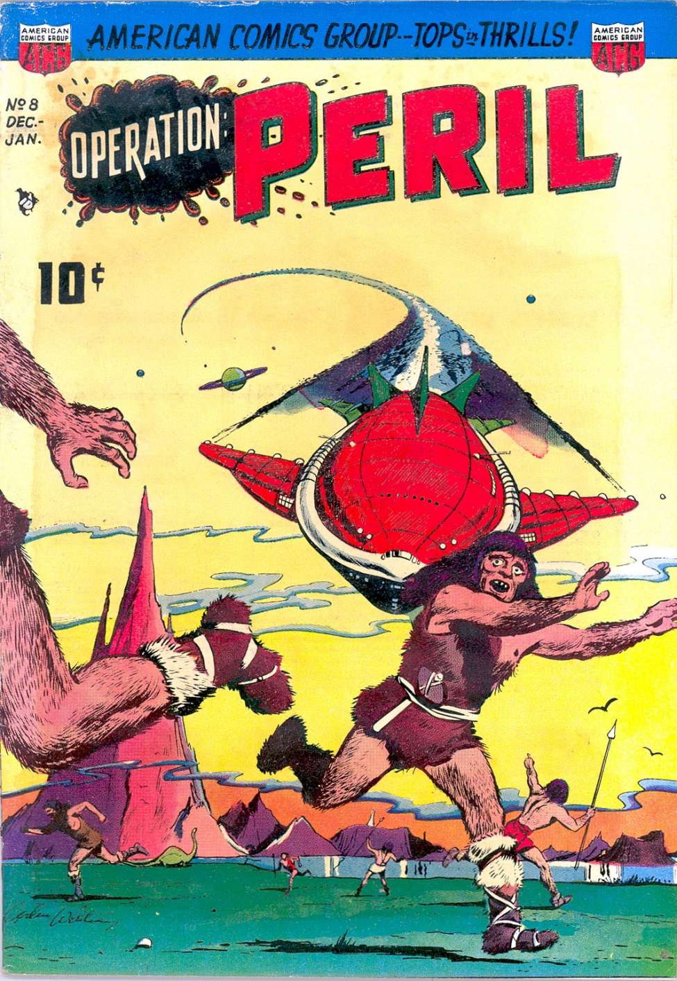 Comic Book Cover For Operation: Peril 8