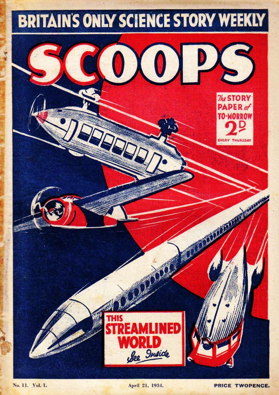 Comic Book Cover For Scoops 11 - The Immortal Man