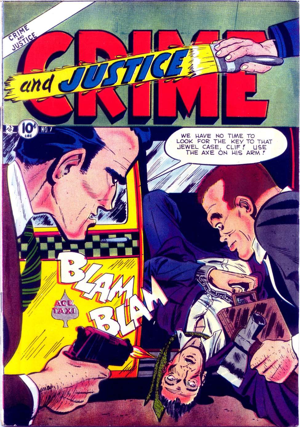 Comic Book Cover For Crime And Justice 7