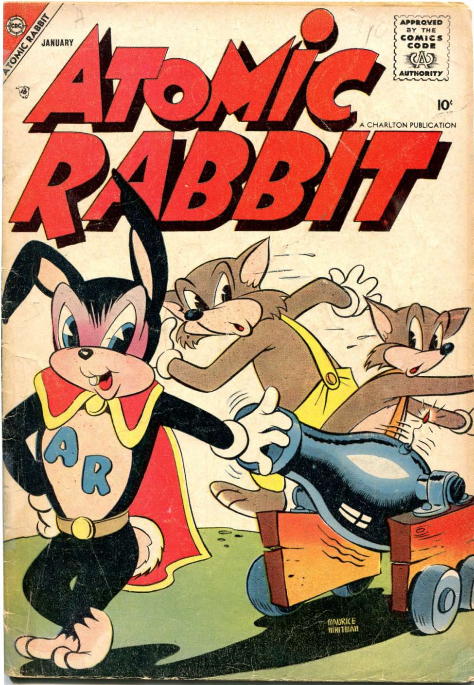 Comic Book Cover For Atomic Rabbit 10