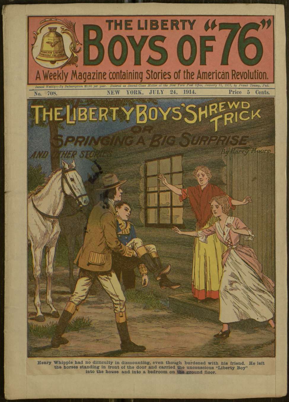 Book Cover For The Liberty Boys of 76 708 - The Liberty Boys' Shrewd Trick