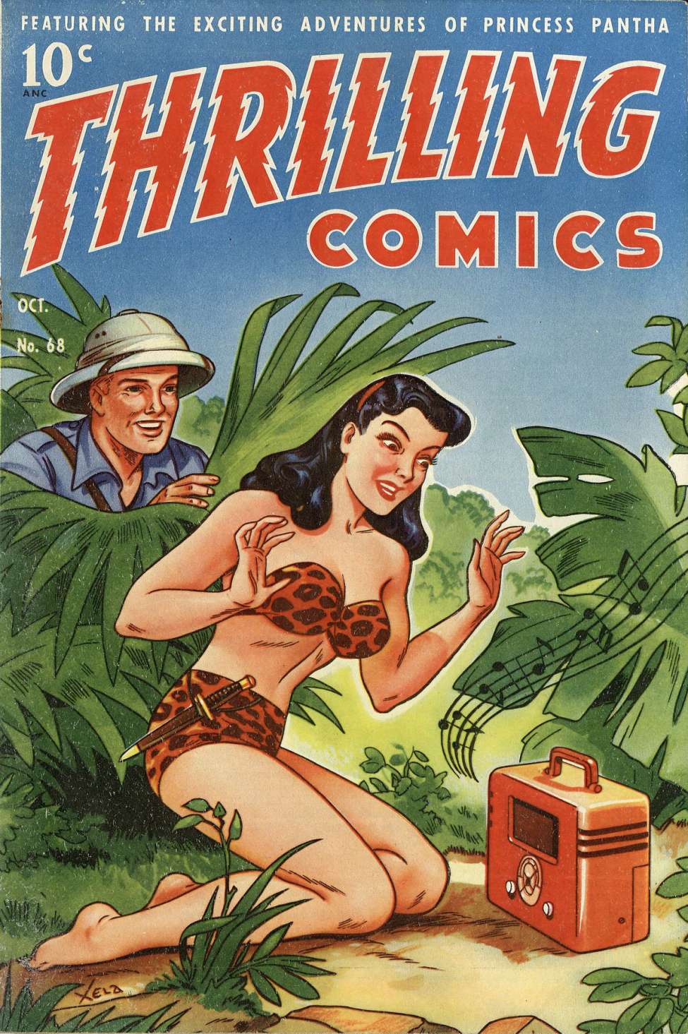 Book Cover For Thrilling Comics 68