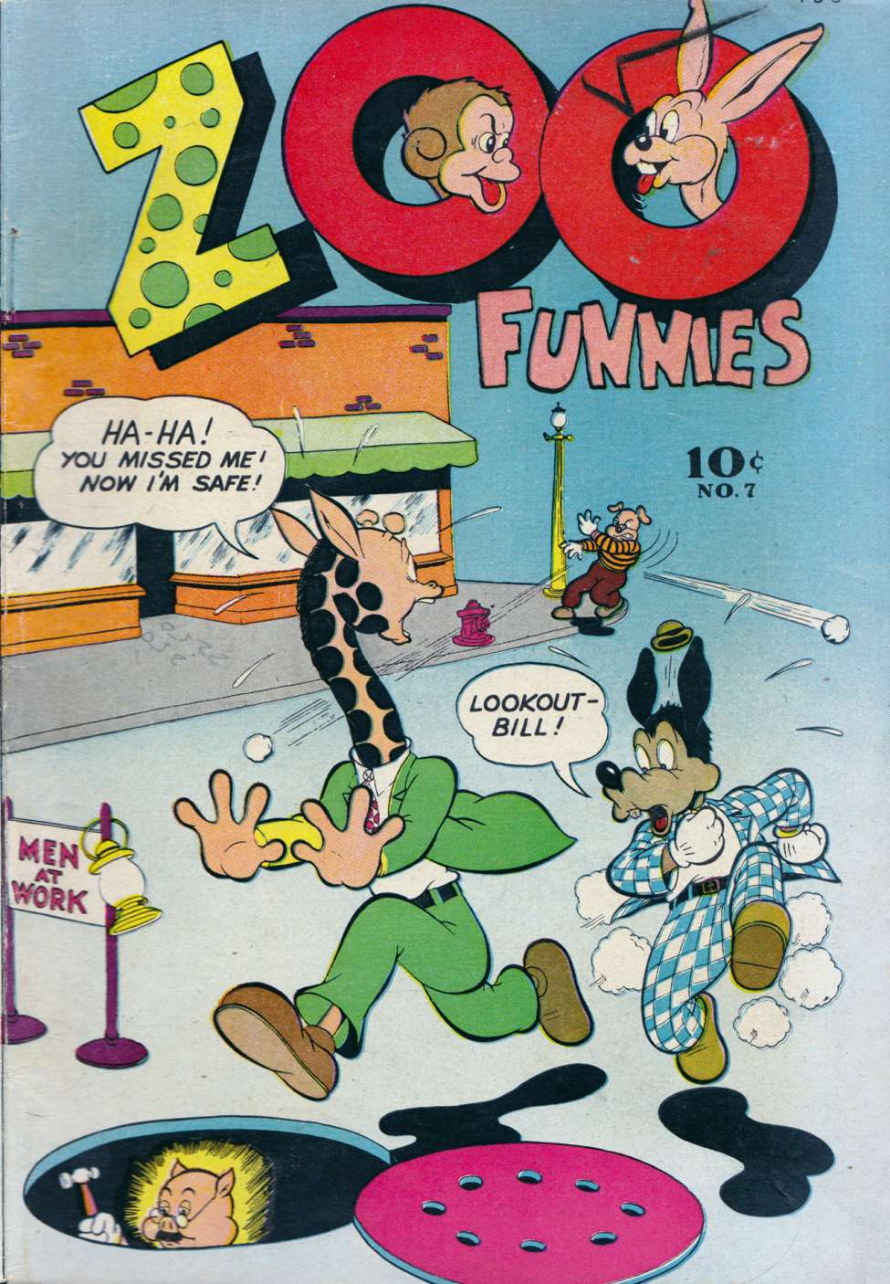 Comic Book Cover For Zoo Funnies v1 7