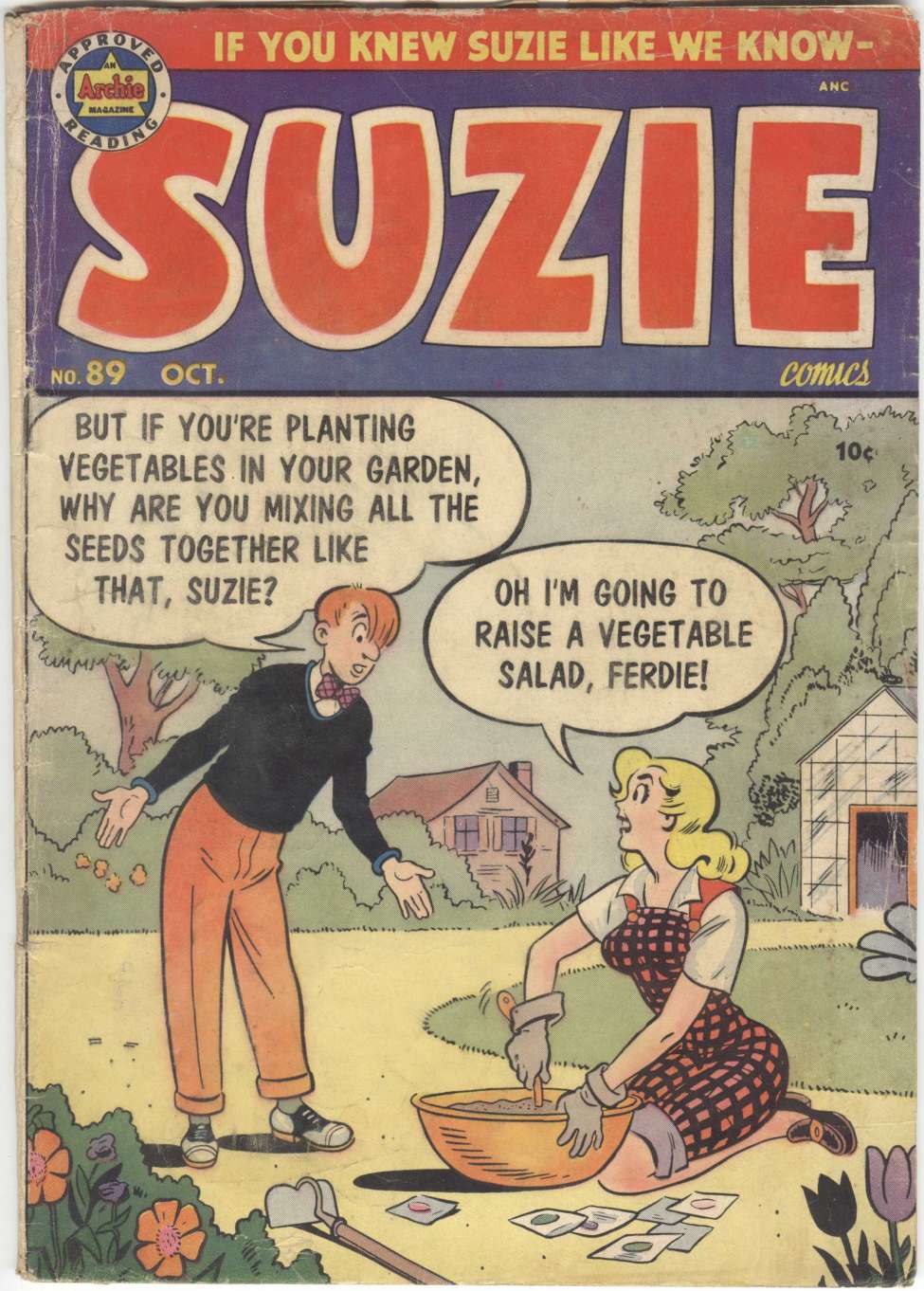 Book Cover For Suzie Comics 89