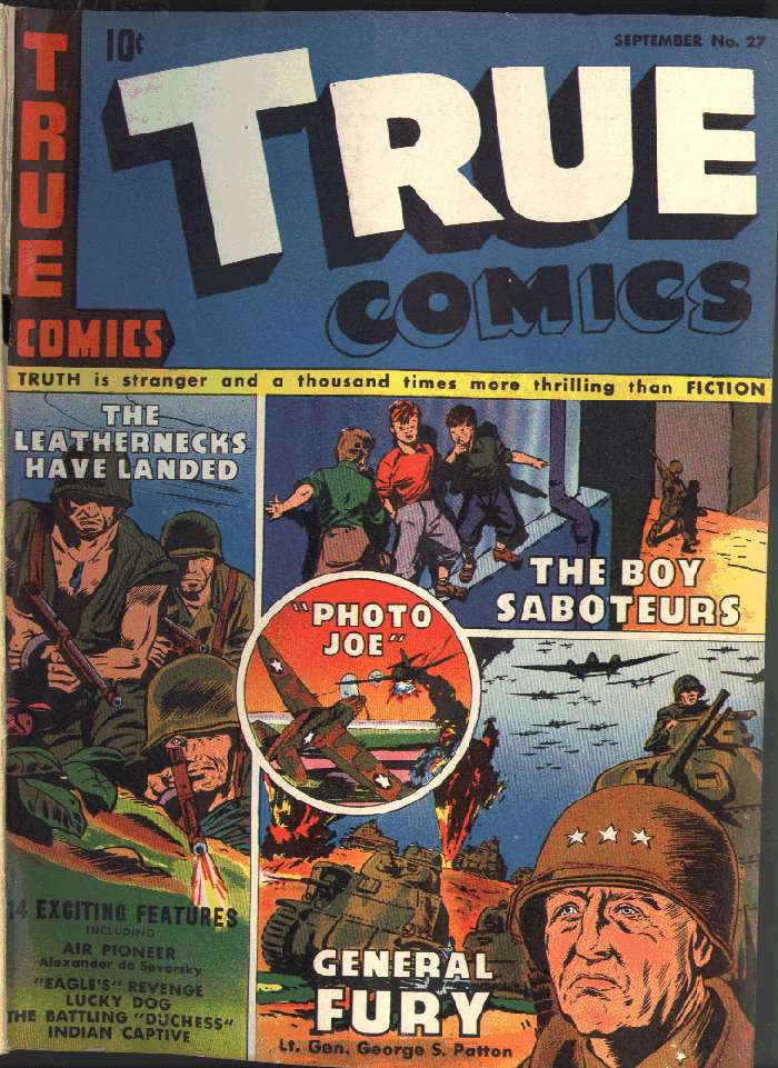 Book Cover For True Comics 27