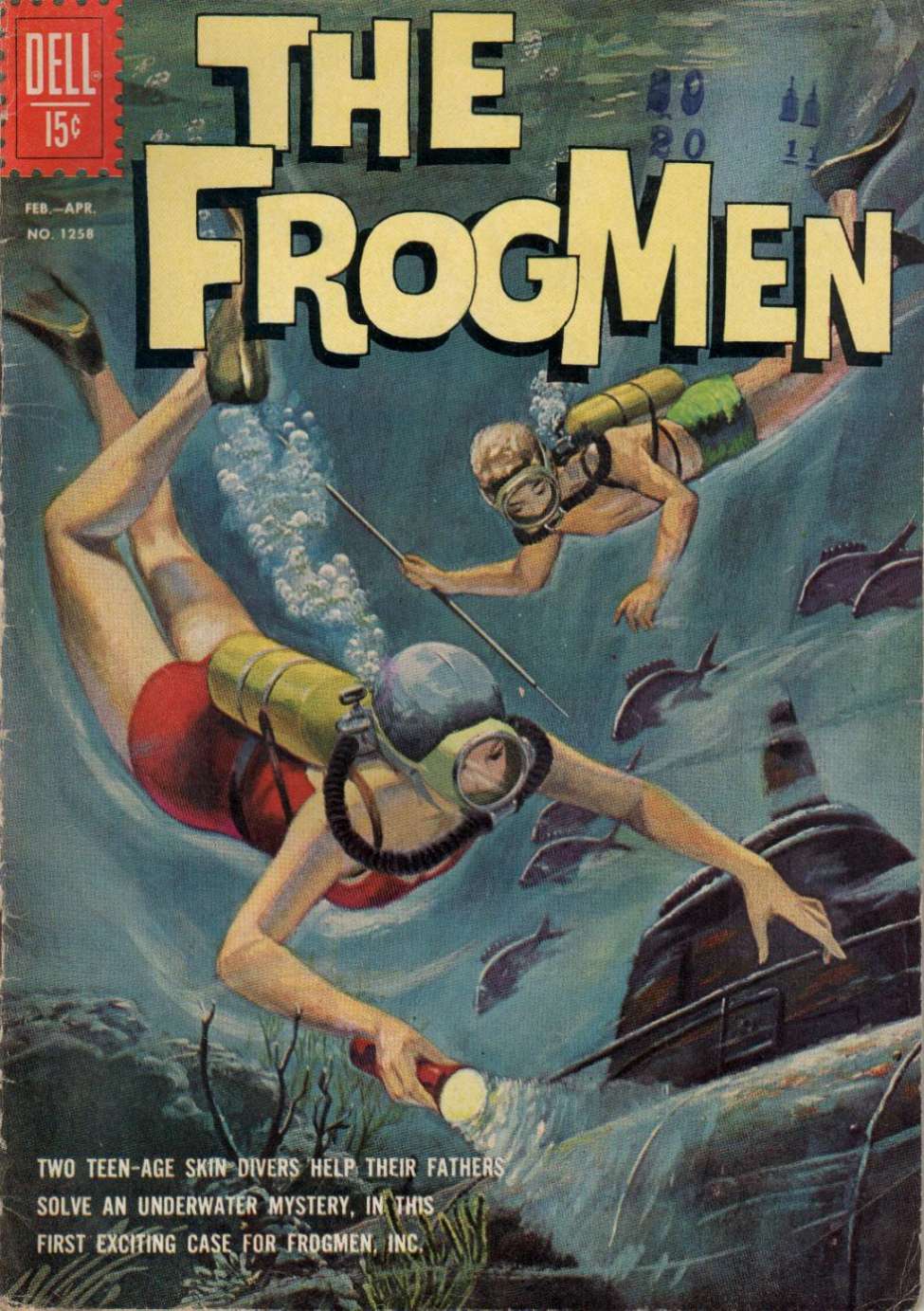 Comic Book Cover For 1258 - Frogmen