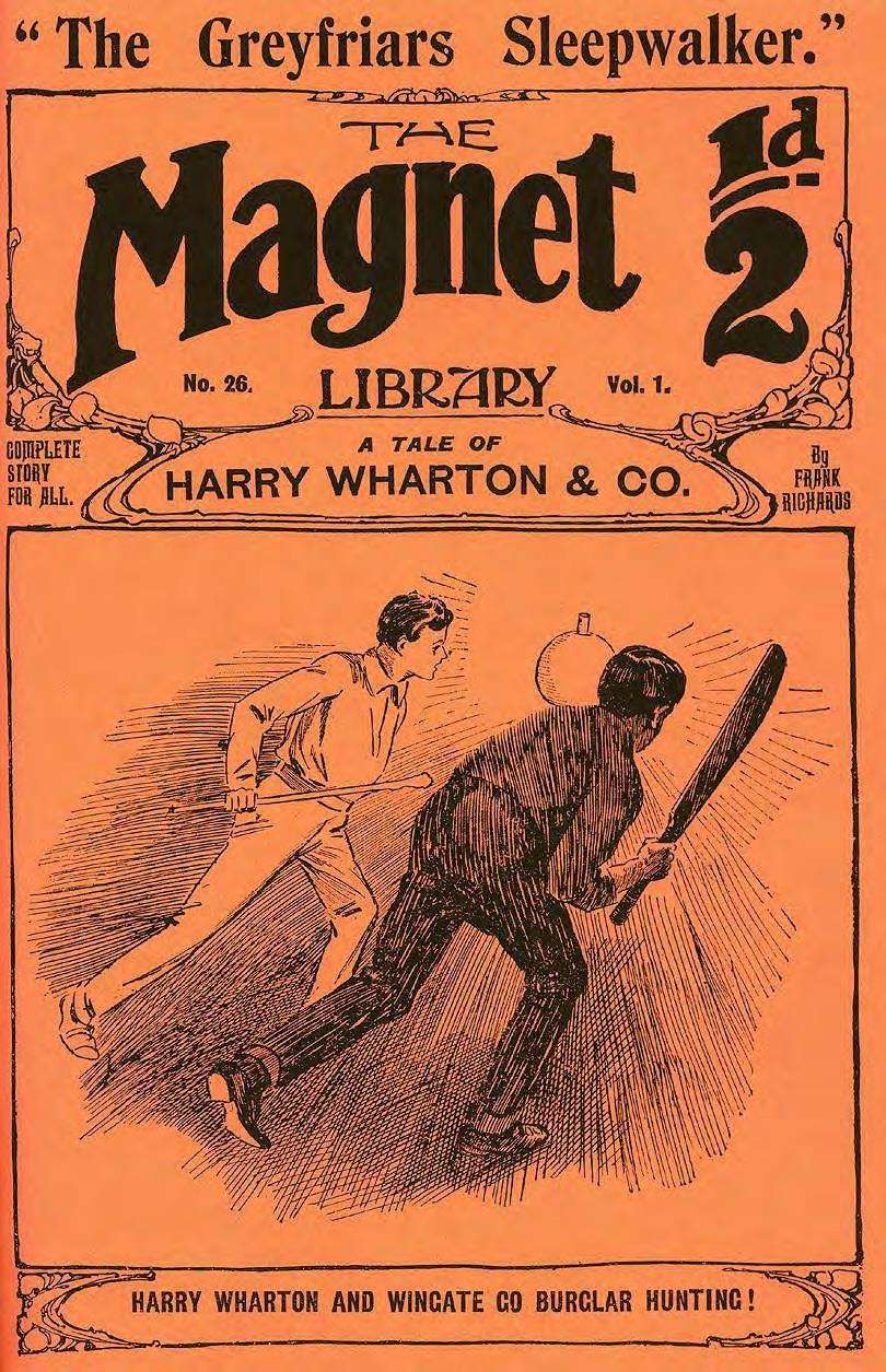Comic Book Cover For The Magnet 26 - The Greyfriars Sleepwalker