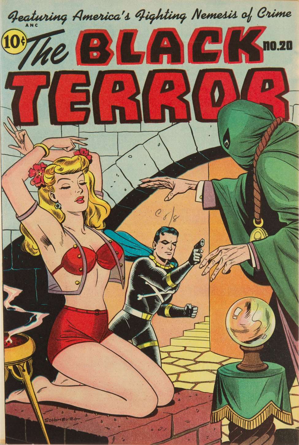 Book Cover For The Black Terror 20 - Version 2