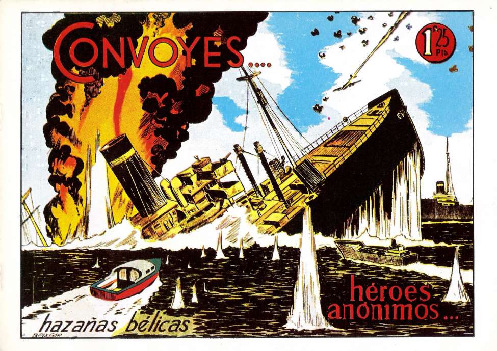 Comic Book Cover For Hazañas Belicas 4 - Convoyes - Heroes Anonimos