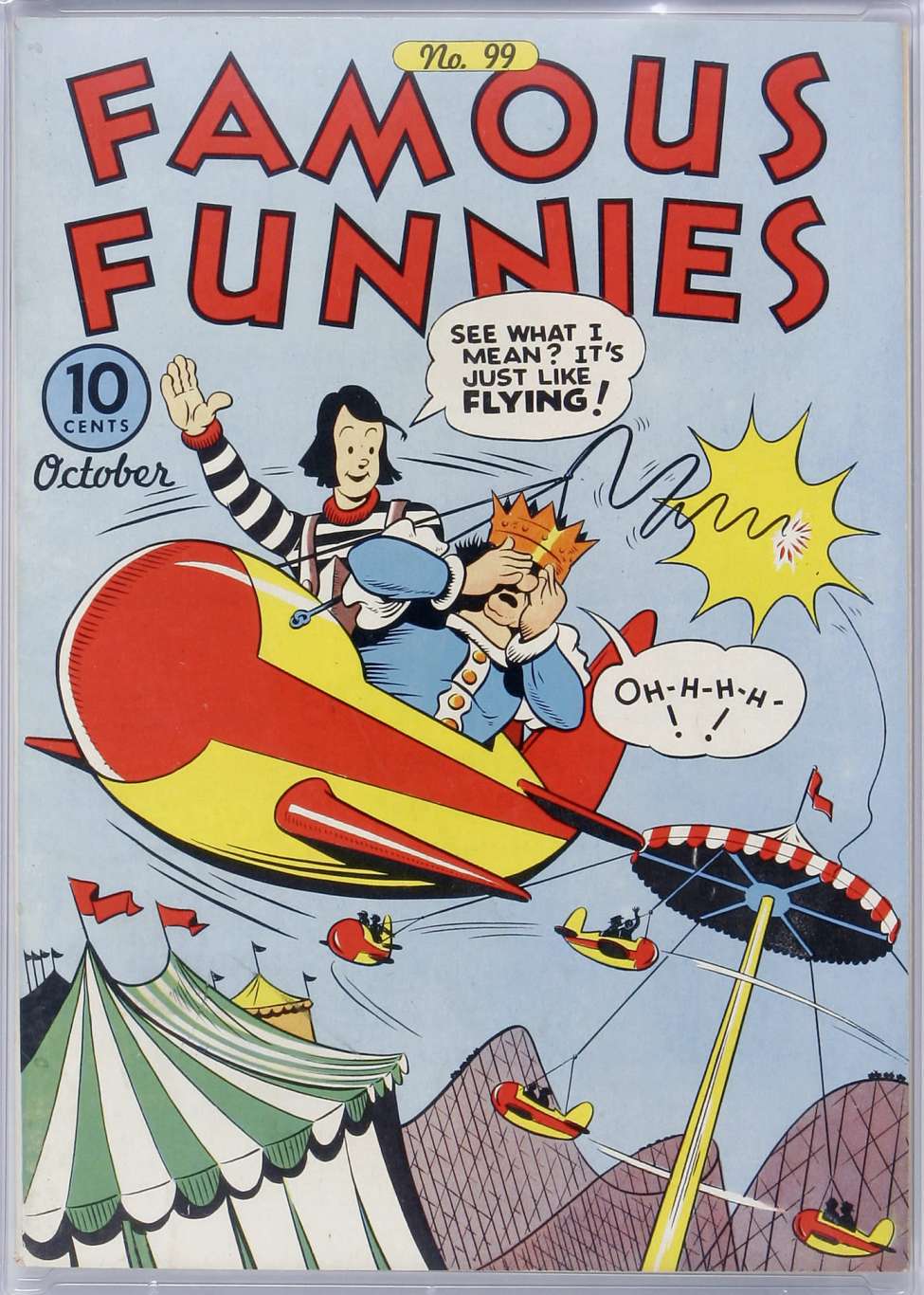 Comic Book Cover For Famous Funnies 99