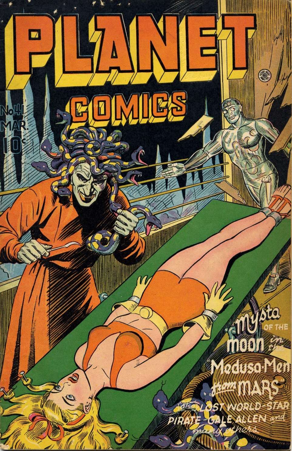Comic Book Cover For Planet Comics 41