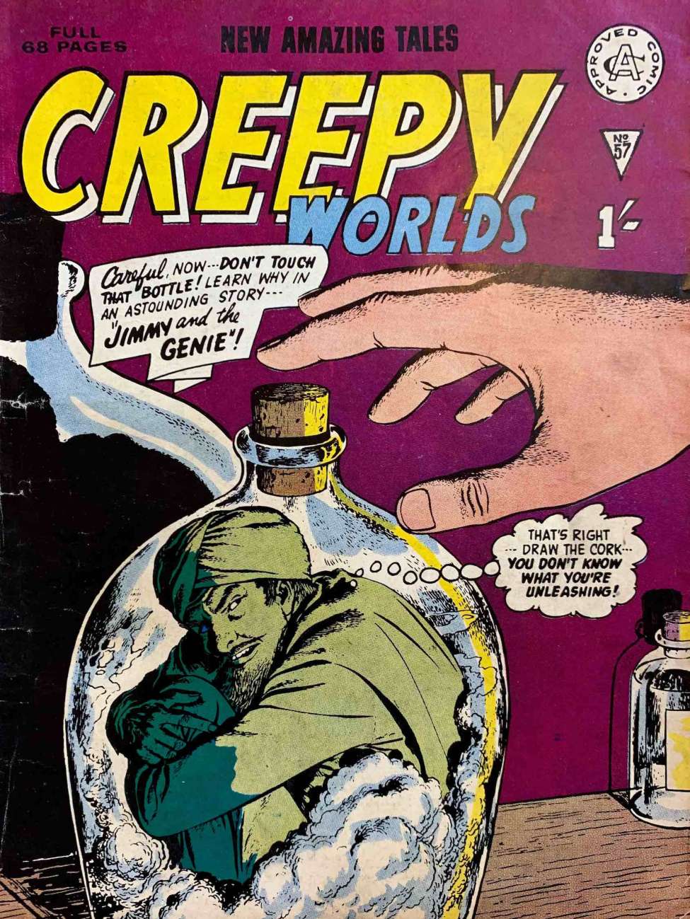 Book Cover For Creepy Worlds 57