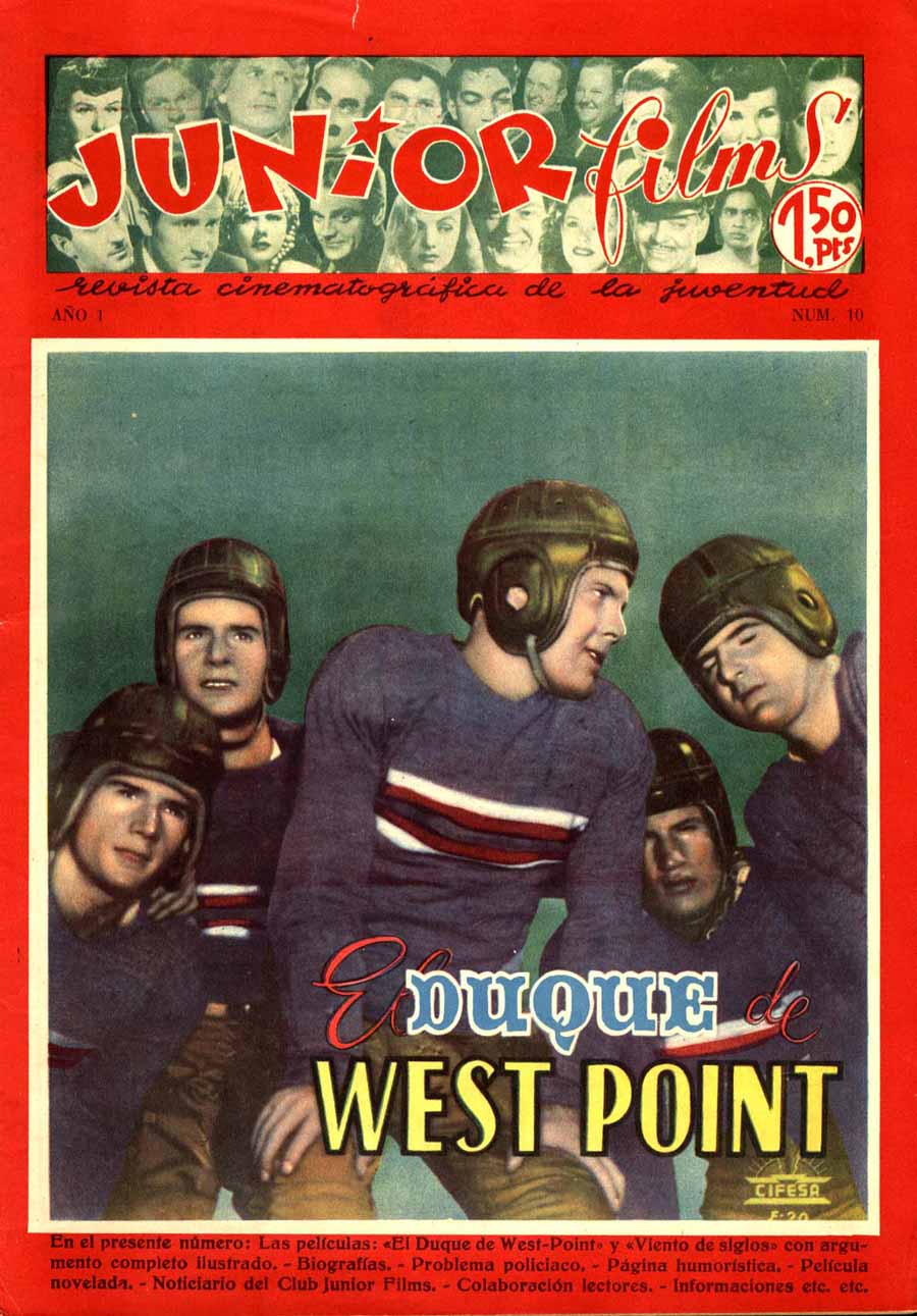 Book Cover For Junior Films 10 El duque de West Point