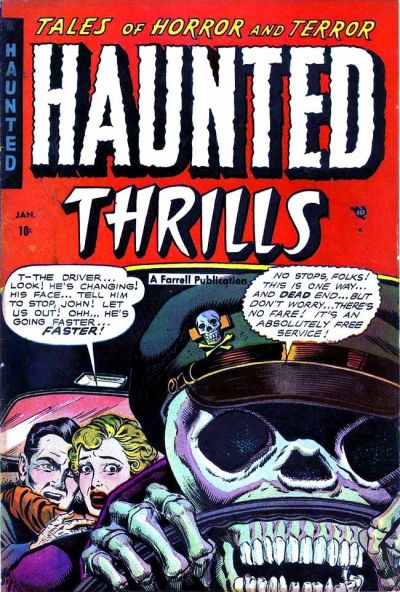 Comic Book Cover For Haunted Thrills 13