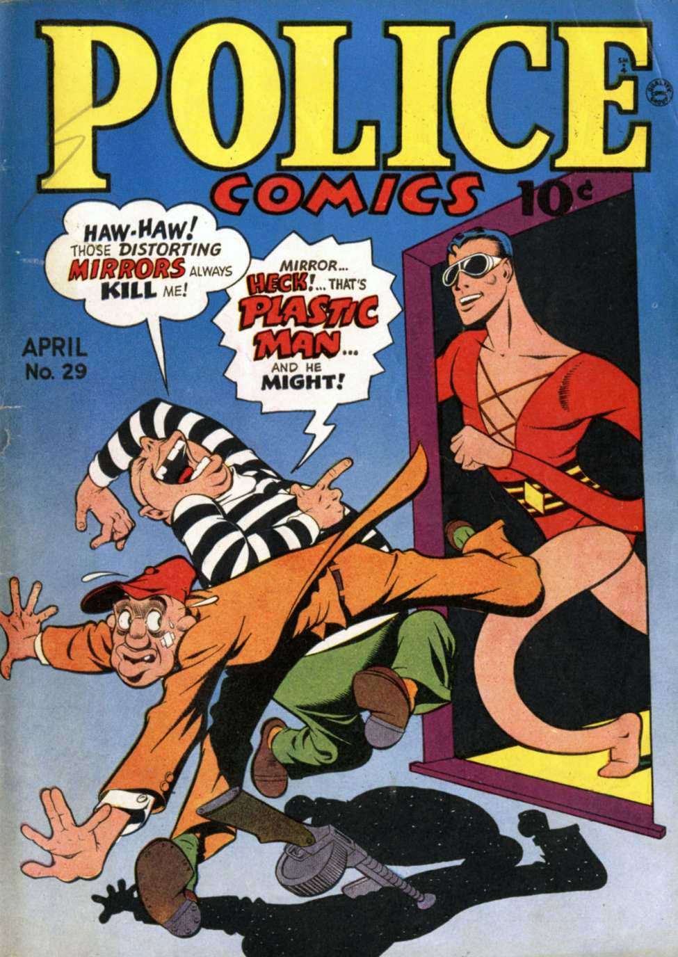 Comic Book Cover For Police Comics 29